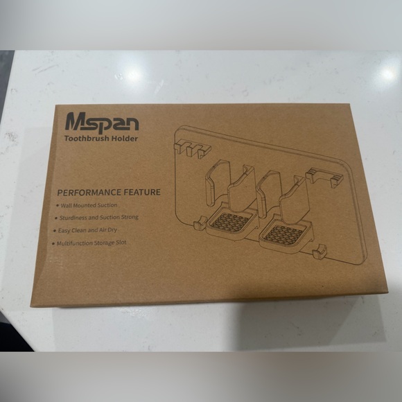 Other - MSPRAN Toothbrush Holder with Suction